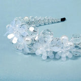 Efily Crystal Headbands Wedding Hair Accessories Bridal Headwear