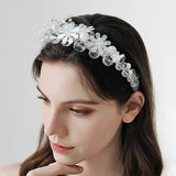 Efily Crystal Headbands Wedding Hair Accessories Bridal Headwear