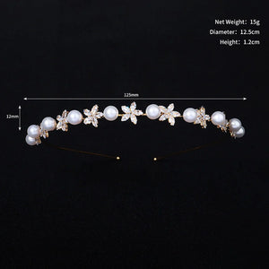 CZ Headbands for Women Wedding Bridal Hair Jewelry