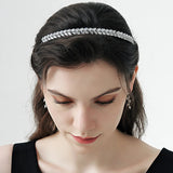 CZ Headbands for Women Wedding Bridal Hair Jewelry