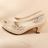 Rhinestone Shoe Buckle Charm Wedding Accessories Bridal High Heels