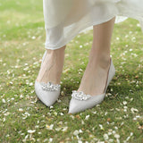 Efily Rhinestone Shoe Buckle Wedding High Heels Decoration