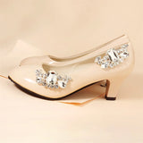 Efily Rhinestone Shoe Buckle Wedding High Heels Decoration