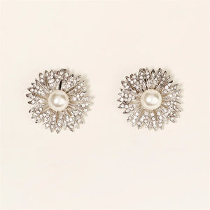 Efily Flower Rhinestone Shoe Clip Decorations for High Heels