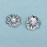 Efily Flower Rhinestone Shoe Clip Decorations for High Heels