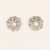 Efily Flower Rhinestone Shoe Clip Decorations for High Heels