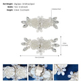 Efily Fabric Flower High Heels Shoe Clip Wedding Shoe Buckles