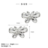 Rhinestone Butterfly Shoe Clips Crystal Bride Accessories