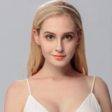 Efily Rhinestone Headband Wedding Hair Accessories Bridal Headpiece