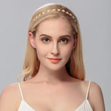 Efily Rhinestone Headband Wedding Hair Accessories Bridal Headpiece