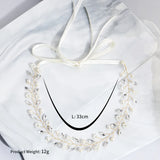 Crystal Headbands for Women Pearl Bridal Hair Jewelry Bride Headpiece