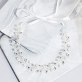Crystal Headbands for Women Pearl Bridal Hair Jewelry Bride Headpiece