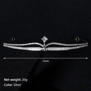 Crystal Rhinestone Wedding Tiara Crown for Bride