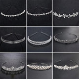 Crystal Rhinestone Wedding Tiara Crown for Bride