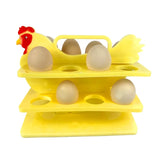 Egg Holder Epoxy Resin Silicone Plaster Mold with 8 Hole
