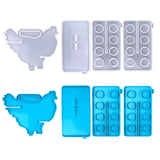 Egg Holder Epoxy Resin Silicone Plaster Mold with 8 Hole