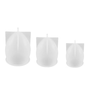 Egg Light Resin Mold Set Of 3, Oval Resin Mold For DIY Resin Art