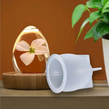 Egg Light Resin Mold Set Of 3, Oval Resin Mold For DIY Resin Art