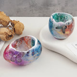 Irregular Shape Candle Holder Silicone Mold DIY Gypsum Concrete Resin Mold
