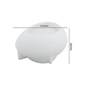 Irregular Shape Candle Holder Silicone Mold DIY Gypsum Concrete Resin Mold