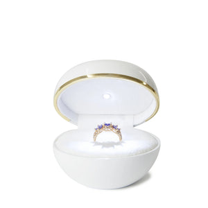 LED Ring Box Christmas Wedding Earrings Ring Display Holder