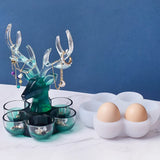 Egg Storage Box Epoxy Resin Mold Elk Jewelry Holder Silicone Mould