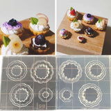 Egg Tart Earrings Silicone Decorative Pendant Mold Epoxy Resin Molds