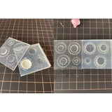 Egg Tart Earrings Silicone Decorative Pendant Mold Epoxy Resin Molds