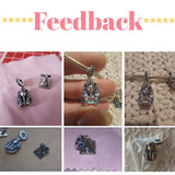 Egypt Pharaoh Dangle Charm Enamel Beads for Bracelet DIY Jewelry Making