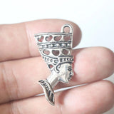 Egyptian Cross Beetle Nefertiti Charms Pendant Set for Jewelry Making