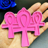 Egyptian Cross Earrings Silicone Mold for DIY Crafts