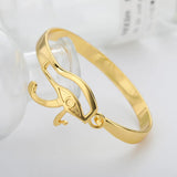 Egyptian Evil Eye Bracelet Bangle Stainless Steel African Bracelet