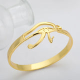 Egyptian Evil Eye Bracelet Bangle Stainless Steel African Bracelet