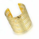 Egyptian Embossed Metal Bracelet Jewelry