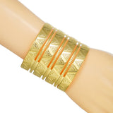 Egyptian Embossed Metal Bracelet Jewelry