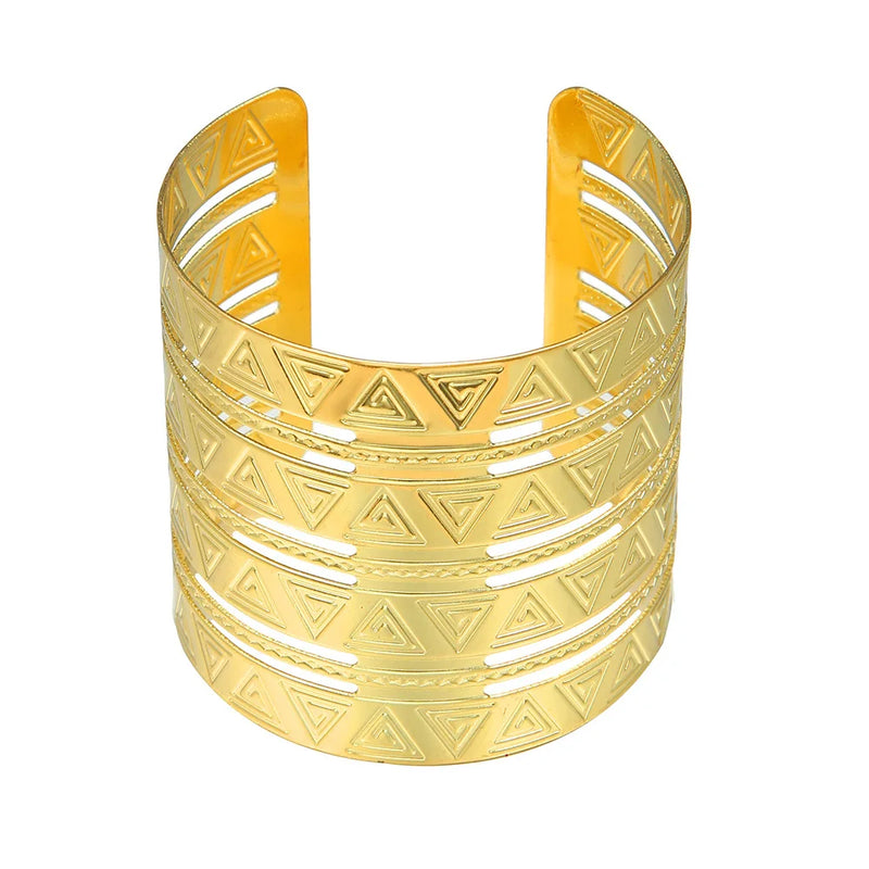 Egyptian Embossed Metal Bracelet Jewelry