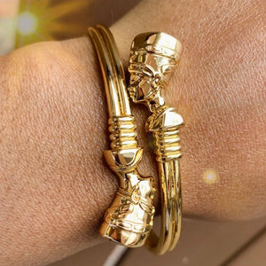 Egyptian Queen Nefertiti Bracelet for Women Stainless Steel