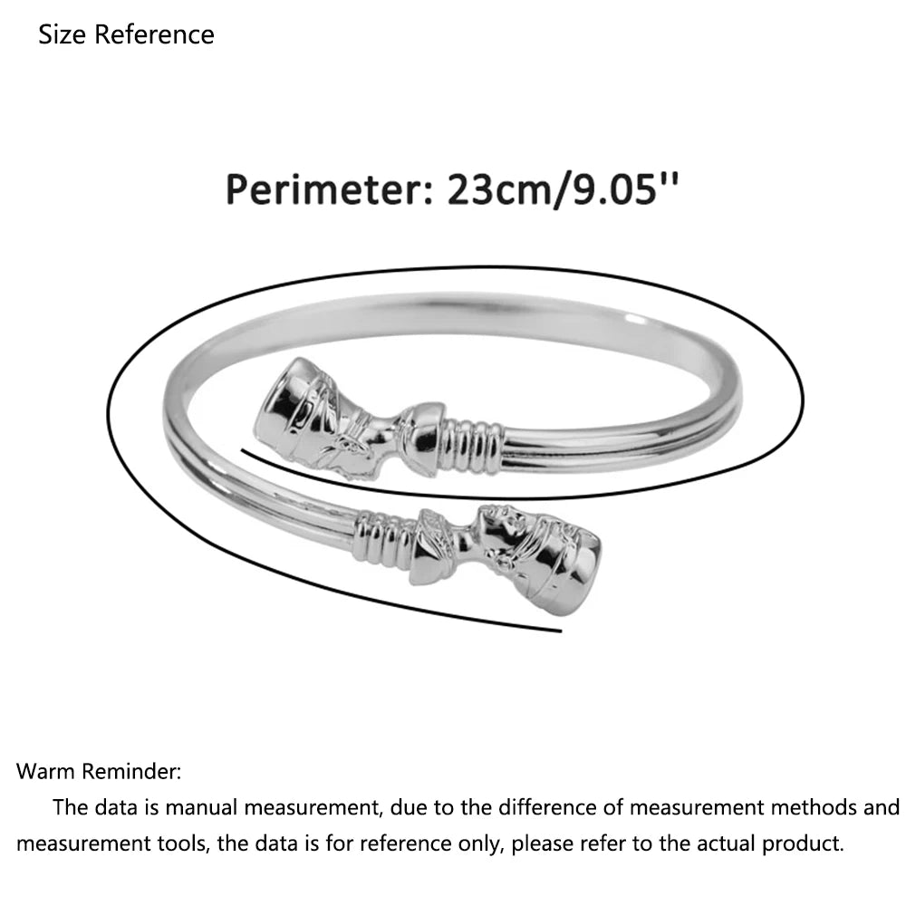 Egyptian Queen Nefertiti Bracelet for Women Stainless Steel