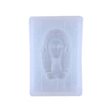 Egyptian Pharaoh Head Silicone Mold for DIY Craft Pendant Making