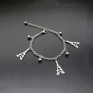Eiffel Tower Stainless Steel Bracelet 18-23 cm