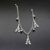Eiffel Tower Stainless Steel Bracelet 18-23 cm