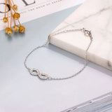 925 Sterling Silver 8 Bracelet Wedding Jewelry for Women