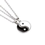 Taoism Taiji Enamel Necklace Pendant Lucky Charm Lover's Jewelry