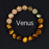 Solar System Bracelet Natural Stone Universe Planets Bead Bracelet