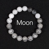 Solar System Bracelet Natural Stone Universe Planets Bead Bracelet