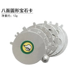 Gem Caliper Fan Stone Card Measurer Diamond Measuring Tool