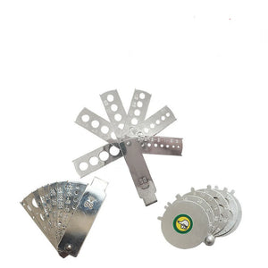 Gem Caliper Fan Stone Card Measurer Diamond Measuring Tool