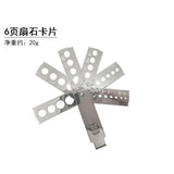 Gem Caliper Fan Stone Card Measurer Diamond Measuring Tool