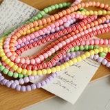 Striped Resin Beads Earrings DIY Jewelry Accessories