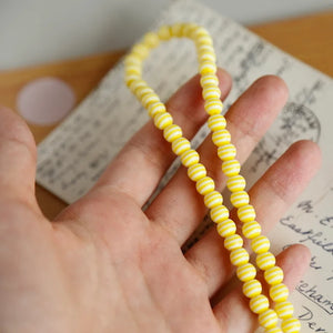 Striped Resin Beads Earrings DIY Jewelry Accessories